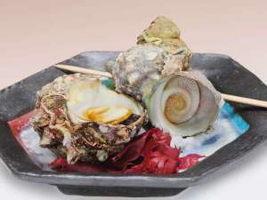 さざえ壷焼き(2個) ¥1,000(税別)