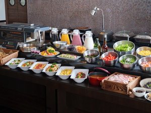 朝食ビュッフェ