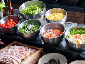 朝食ビュッフェ