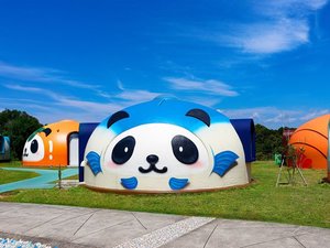 マグロをかぶって和歌山県特産のマグロをアピール☆まぐぱん