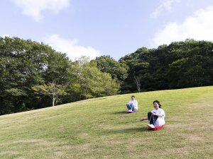 芝ソリ体験