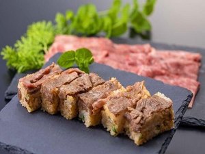【春夏】地元ブランド牛・比婆牛の押し寿司