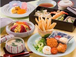 2019年度【お子様膳】基本メニュー。料理内容は季節により変更となる場合がございます