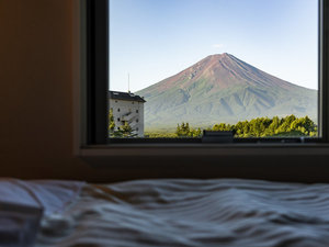 壮大な富士山をご覧いただける客室もございます