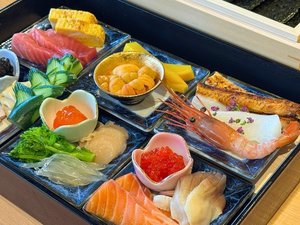 奥松島の海の宝石箱や〜♪中トロ、雲丹、穴子等、厳選ネタを自由に組合せて楽しめる極上手巻き寿司体験。