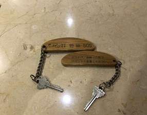 便利♪お部屋のルームキーは「各お部屋」2本づつご用意致しております。