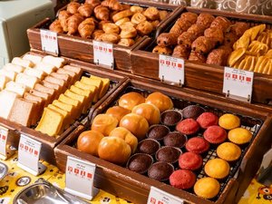 種類豊富なパンコーナー