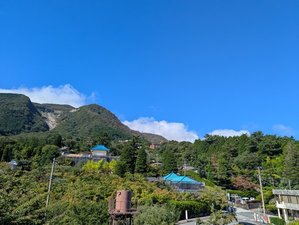 屋上からの景色|大涌谷・公園駅側
