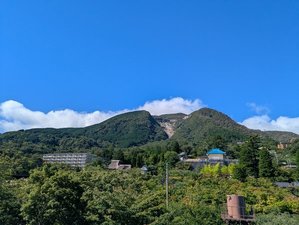 屋上からの景色|大涌谷側