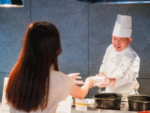 ライブキッチンで出来立てをご用意
