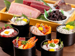 【朝食ビュッフェ】その日の「旬」を自分だけの海鮮丼で。※内容は仕入れにより変更になる場合がございます