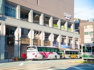 バス停が目の前