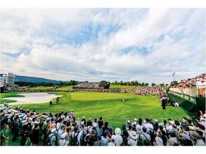 【2019年第52回日本女子オープン】最終組最終ホールグリーン(白山ヴィレッジGCクイーンコース)