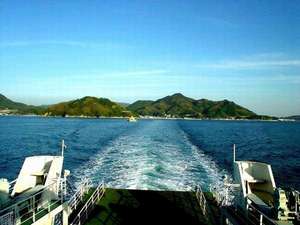 約5分の船旅で岩城島に到着♪