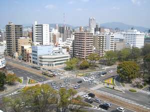 セジュールフジタ屋上からの景観