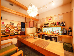 BARにてお酒をご用意しております。お食事後のひとときにぜひ。