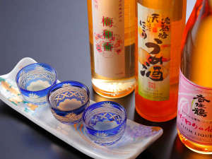 梅酒や、桃酒、梨ワインなどもご用意しています。(花小路彩月/城崎温泉)