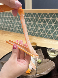 甘味たっぷりのかに刺しもを召し上がれ
