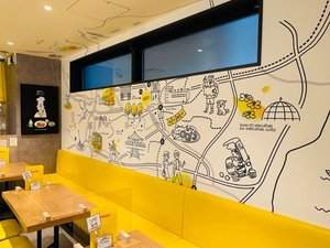 お店の中にはおしゃれなマップがございます♪