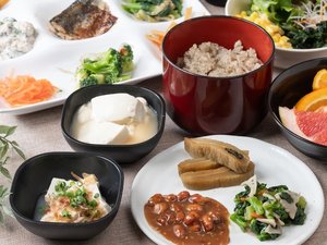 朝食ビュッフェ