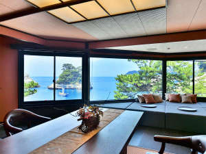 【静岡県の露天風呂付き客室のある宿】世界ジオパーク伊豆 繭二梁(まゆふたはり)