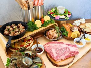 �ߐ{�̏{�̐H�ނ��g�p�����Y��BBQ�@���摜�̓C���[�W�ł��B