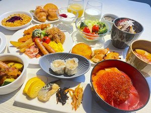 北海道名物がたくさんの朝食ビュッフェ