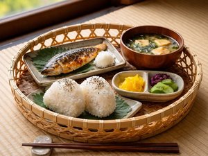 素朴な地蔵庵 朝食イメージ
