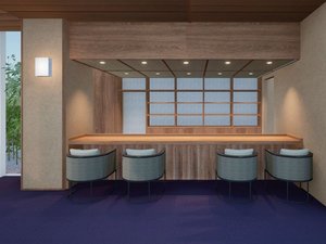バータイムにはお酒も楽しめるラウンジ※イメージになります