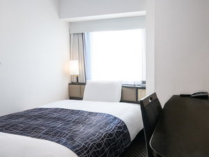 シングルルーム(広さ11u/ベッド幅140cm)コンパクトながら利便性に優れたお部屋です。