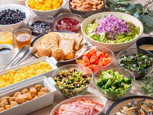 【朝食ビュッフェ】メニュー一例です。