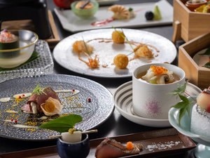 【本格会席】紬会席(7/22〜9/2) 当館おすすめ、旬の食材を使用し彩り豊かな本格会席♪