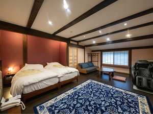 【すみれ】母屋1階_洋室12畳 洗練された空間で過ごす、静寂の時間