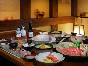 仙台牛ステーキ・だししゃぶ食べ比べ会席(イメージ)