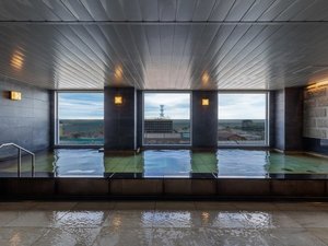 【天然温泉】小樽運河の湯 (男湯 内湯)入浴時間 15:00〜24:00 /6:00〜10:00