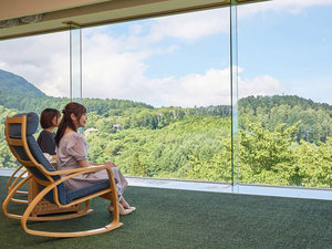 ・【sky lounge retreat】sky lounge retreatにて信州の自然を一望