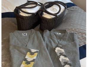 【作務衣・湯かご】身軽に、温泉へ。
