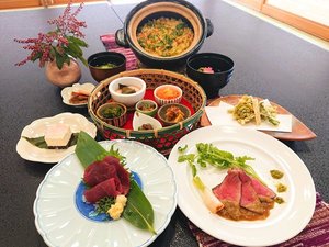 2025年季節の会席料理 ※季節や仕入れ状況によって食材が変わります