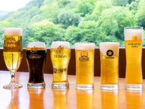 【オールインクルーシブで生ビール6種飲み比べ】