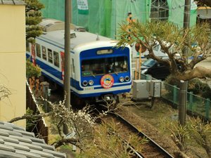 お部屋から見える伊豆箱根鉄道