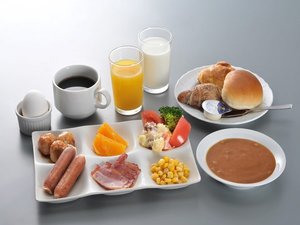 ■朝食■バランスのとれたお食事で1日をお過ごし下さい(一例)