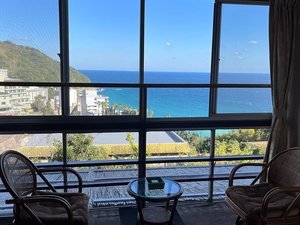 お部屋からオーシャンビューを一望