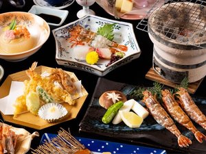 「幻のエビ」モサエビ会席