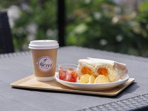 軽朝食無料サービス メニュー一例(たまごサンド)