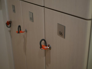 【大浴場】鍵付きロッカーを完備