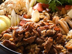 2025年10月からの朝食バイキング一例(すき焼き)