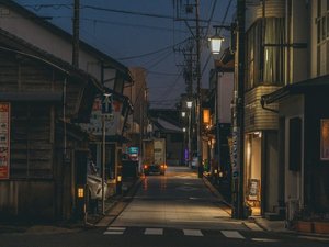 三國湊 街並み