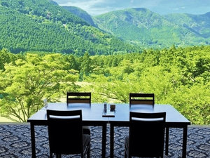 レストラン「グリル」 窓外に箱根外輪山の雄大な自然を望む西洋料理レストラン