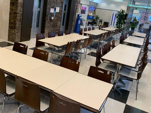 朝食会場
