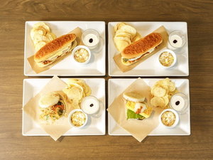 ★2026年7月 朝食リニューアル★4つの味から選べる!ライスバーガー&プレスサンドの朝食